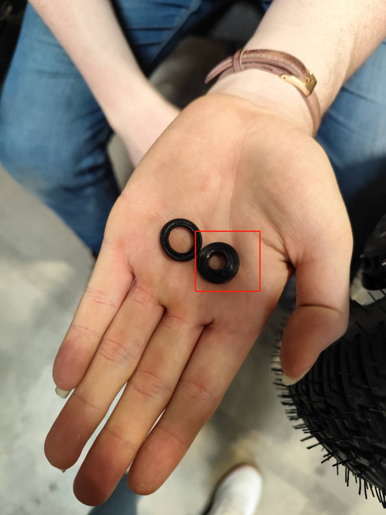 TEVERUN TETRA | ANNEAU EN CAOUTCHOUC 19X19X3