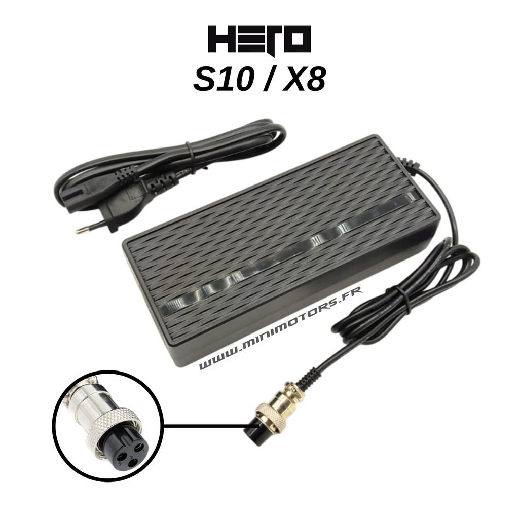 Cargador HERO S8/S9 48V (54.6V= 3A)