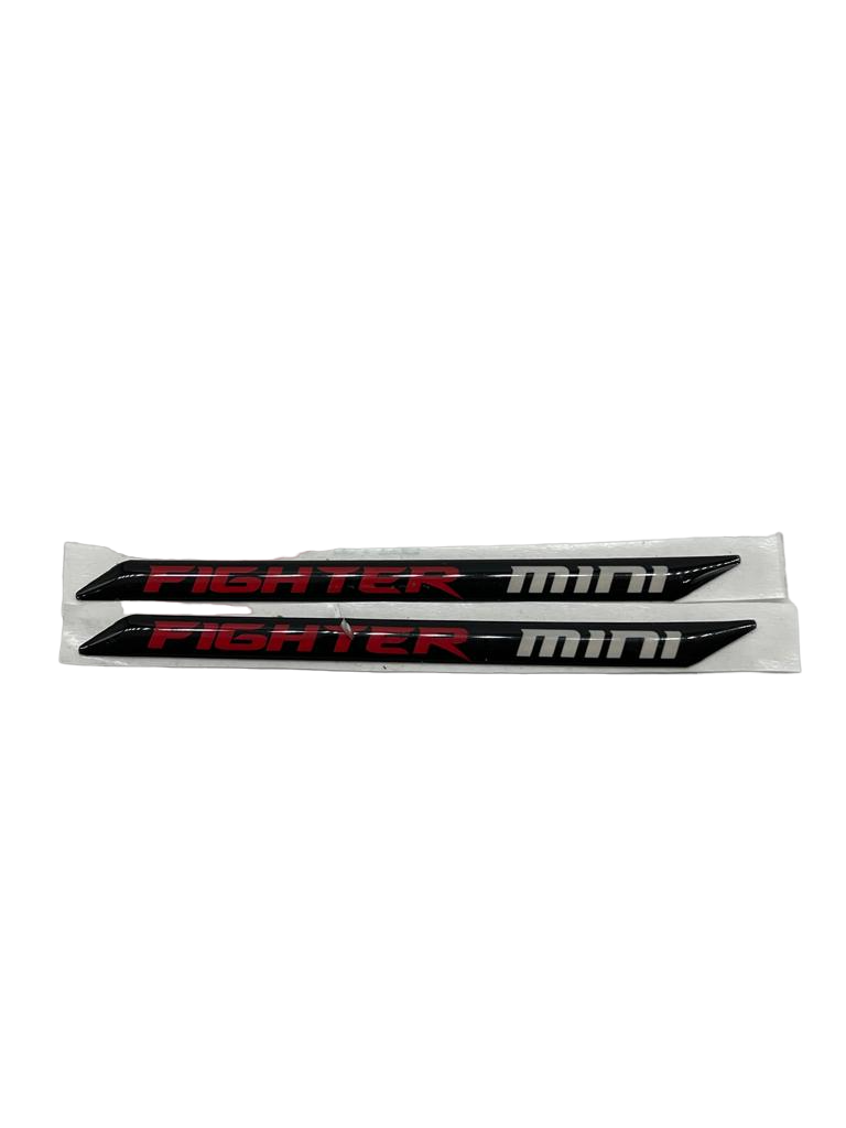 TEVERUN FIGHTER MINI | PEGATINA PARA BRAZO DE HORQUILLA IZQUIERDA (DELANTERA Y TRASERA)