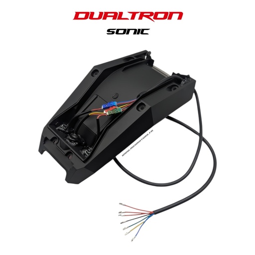 [DLT01689] DUALTRON SONIC | GARDE-BOUE AR NOIR AVEC FEU AR