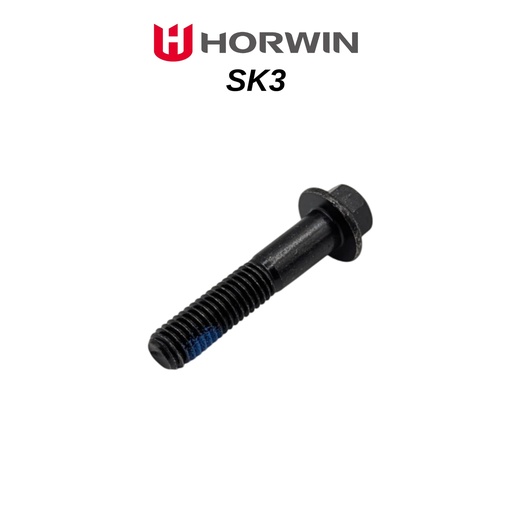 [HORWIN1101] SK3 Boulon tête hexagonale avec bride M8*40 noir + enduit